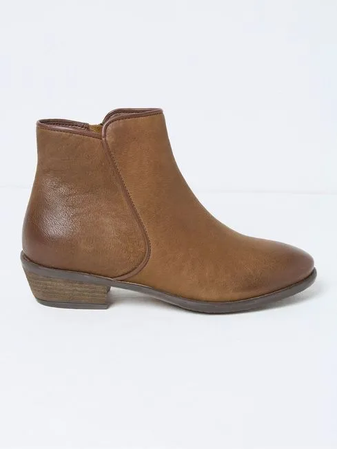 Women Fatface Boots Felicity Brown Ankle Boots