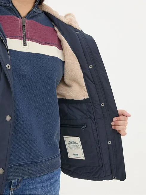 Women Fatface Coats and Jackets Lara Navy Lara Puffer Coat