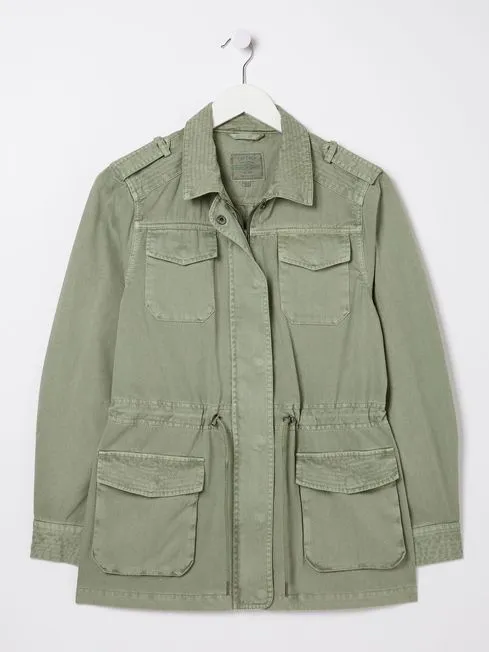 Women Fatface Coats and Jackets Lowen Green Field Jacket