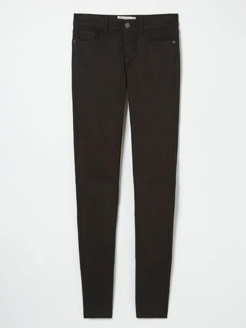 Women Fatface Jeans Black Five Pocket Jeggings
