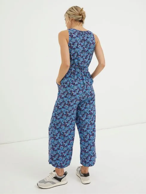 Women Fatface Jumpsuits and Playsuits Purple Ink Floral Jumpsuit Women Fatface Jumpsuits and Playsuits Purple Ink Floral Jumpsuit