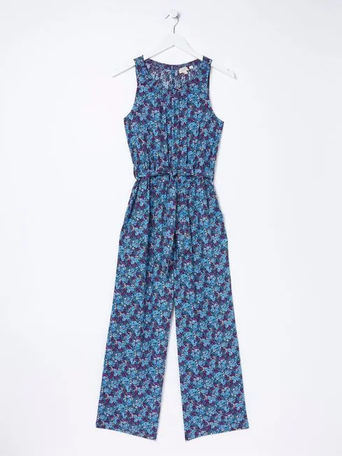 Women Fatface Jumpsuits and Playsuits Purple Ink Floral Jumpsuit Women Fatface Jumpsuits and Playsuits Purple Ink Floral Jumpsuit