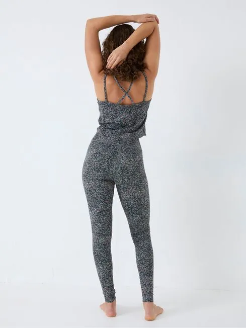 Women Fatface Loungewear Elowen Grey Crop Top