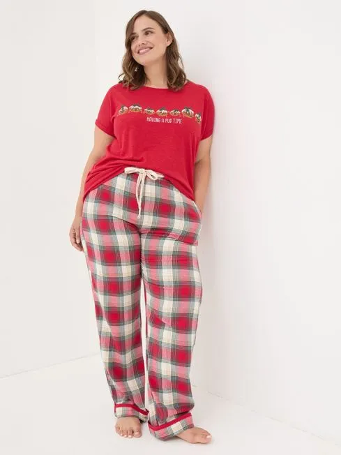 Women Fatface Pajamas and Nightwear Eva Red Check Pyjama Bottoms Women Fatface Pajamas and Nightwear Eva Red Check Pyjama Bottoms
