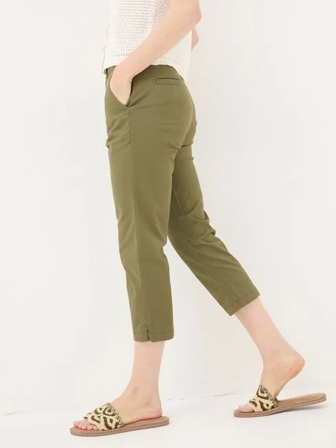 Women Fatface Pants and Leggings Farnham Green Cropped Chinos