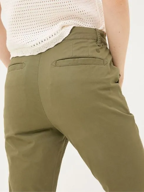 Women Fatface Pants and Leggings Farnham Green Cropped Chinos