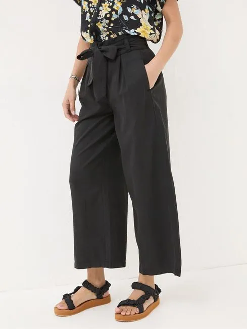 Women Fatface Pants and Leggings Mina Black Cropped Trousers Women Fatface Pants and Leggings Mina Black Cropped Trousers