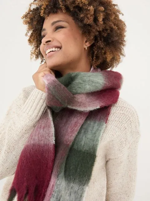 Women Fatface Scarves Multi Tilly Scarf Women Fatface Scarves Multi Tilly Scarf