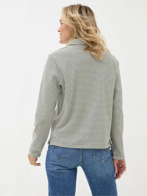 Women Fatface Shirts and Blouses Jess Green Striped Shirt Women Fatface Shirts and Blouses Jess Green Striped Shirt