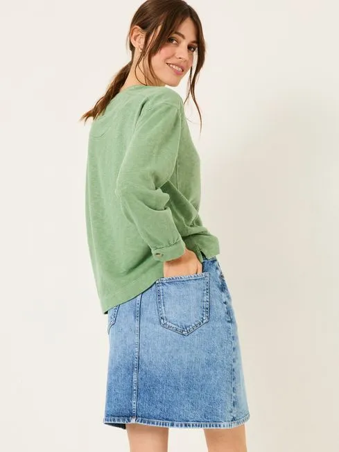 Women Fatface Skirts Blue Denim Hattie Skirt Women Fatface Skirts Blue Denim Hattie Skirt