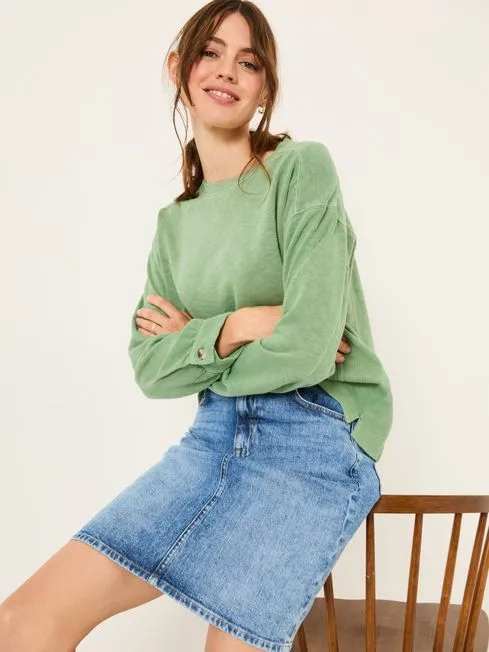 Women Fatface Skirts Blue Denim Hattie Skirt Women Fatface Skirts Blue Denim Hattie Skirt