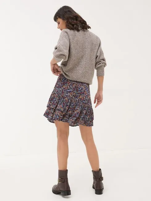 Women Fatface Skirts Dark Navy Becca Skirt Women Fatface Skirts Dark Navy Becca Skirt