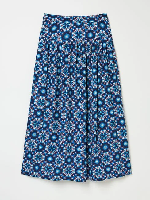 Women Fatface Skirts Indigo Blue Jay Midi Skirt Women Fatface Skirts Indigo Blue Jay Midi Skirt