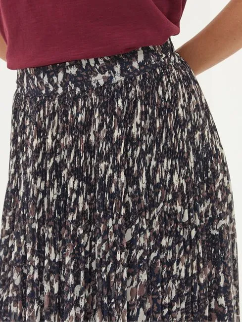 Women Fatface Skirts Paignton Dark Brown Pleated Midi Skirt Women Fatface Skirts Paignton Dark Brown Pleated Midi Skirt