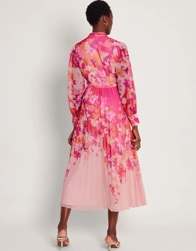 Women Floryn Floral Shirt Dress Pink Monsoon Dresses