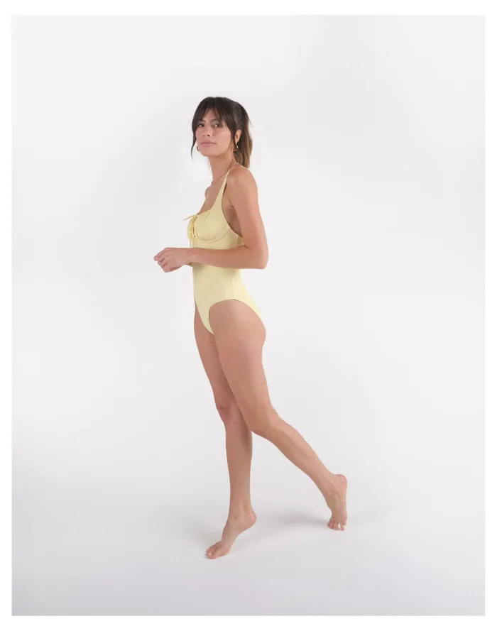 Women Galamaar CHEMISE ONE PIECE Pale Chamois Madewell Swim Women Galamaar CHEMISE ONE PIECE Pale Chamois Madewell Swim
