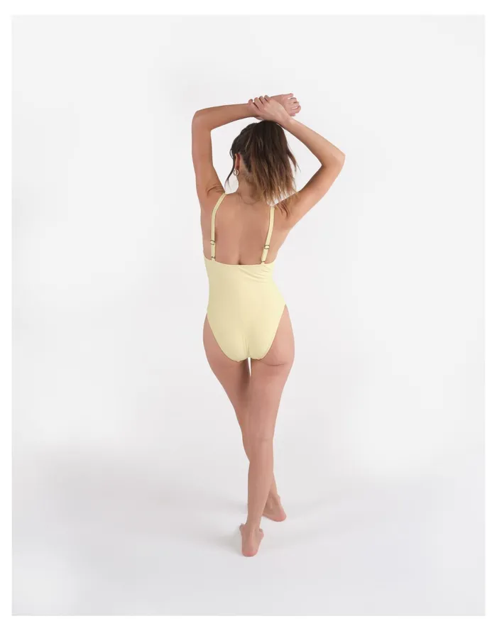 Women Galamaar CHEMISE ONE PIECE Pale Chamois Madewell Swim Women Galamaar CHEMISE ONE PIECE Pale Chamois Madewell Swim