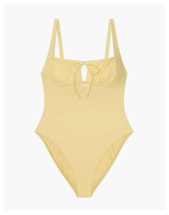 Women Galamaar CHEMISE ONE PIECE Pale Chamois Madewell Swim Women Galamaar CHEMISE ONE PIECE Pale Chamois Madewell Swim