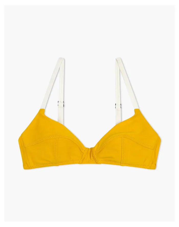 Women GALAMAAR Simone Retro Top Pale Chamois Madewell Swim Women GALAMAAR Simone Retro Top Pale Chamois Madewell Swim