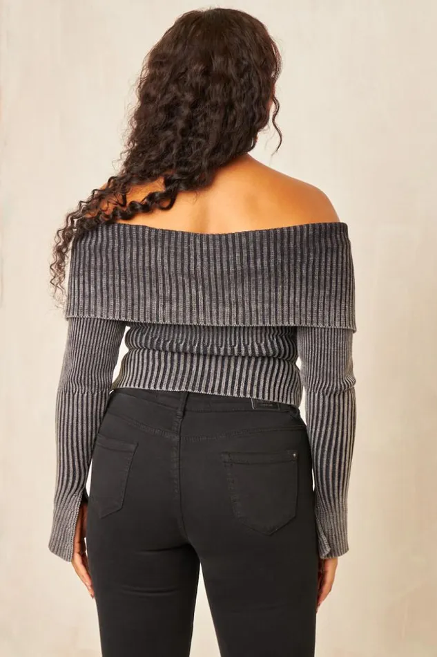 Women Gilet Court Zipp Noir Black Brentiny Paris Sweaters and Sweatshirts