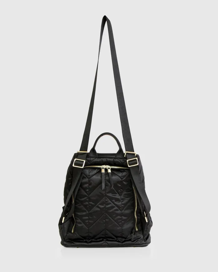 Women Handbags Belle and Bloom Runaway Royalty Backpack 8211 Black