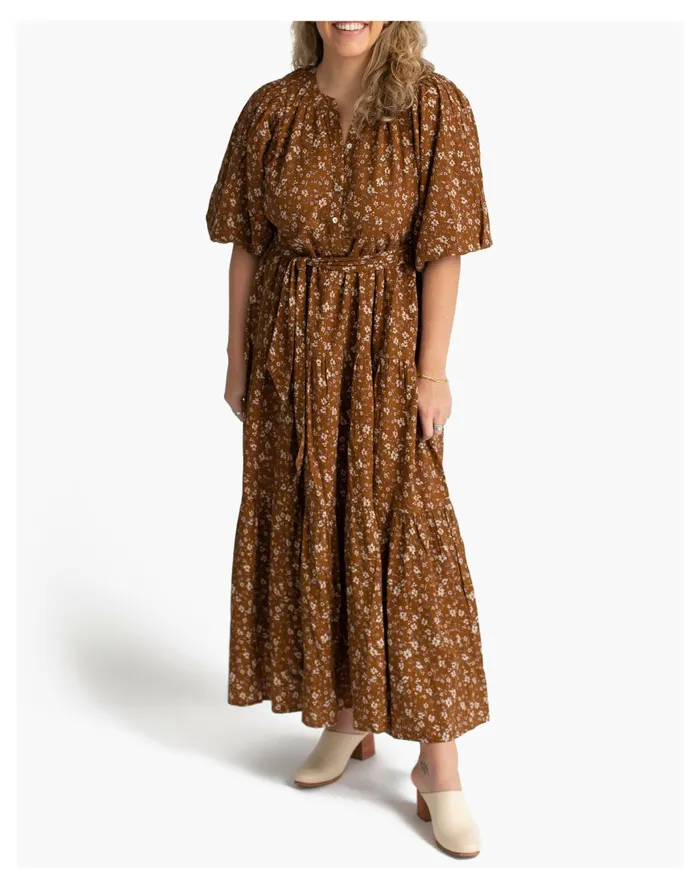 Women HarperSage First Impressions Dress Brown Multi Madewell Dresses