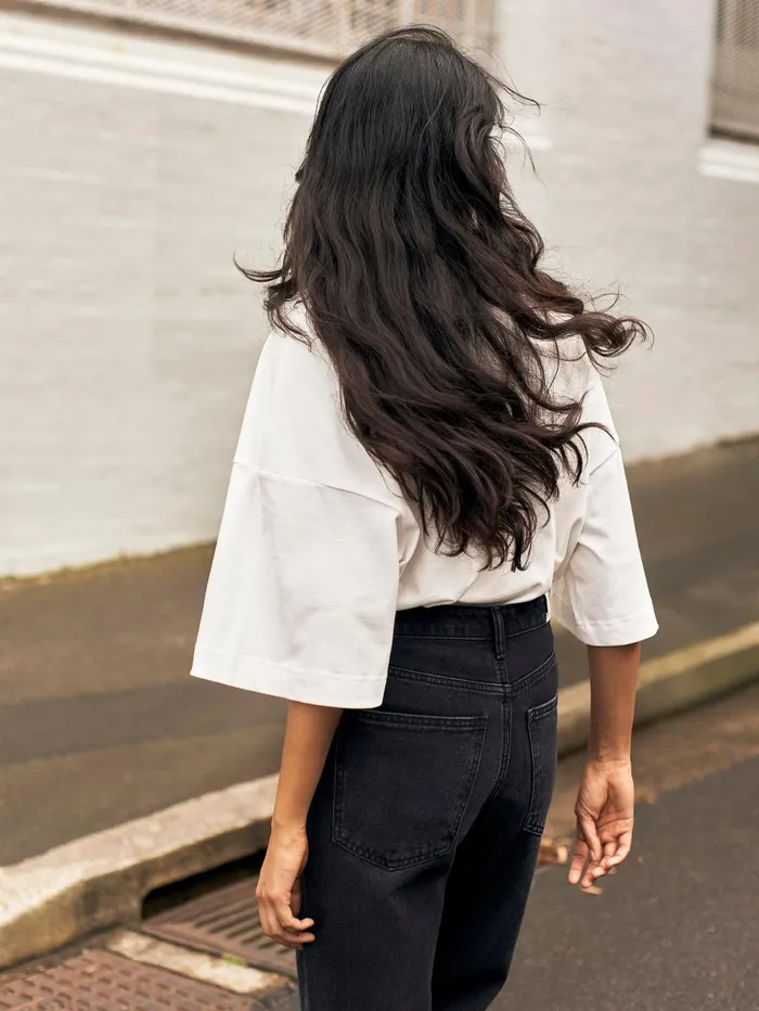 Women Harris Tapper 8211 Gibson TShirt In White The UNDONE Tops