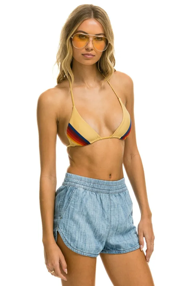 Women HI RISE DENIM JOGGER JEAN SHORT 8211 SUPER LIGHT Aviator Nation Shorts Women HI RISE DENIM JOGGER JEAN SHORT 8211 SUPER LIGHT Aviator Nation Shorts