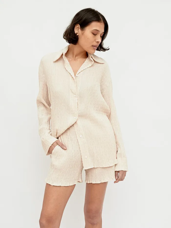 Women Hyde and Stone 8211 Bella Short In Cream The UNDONE Shorts