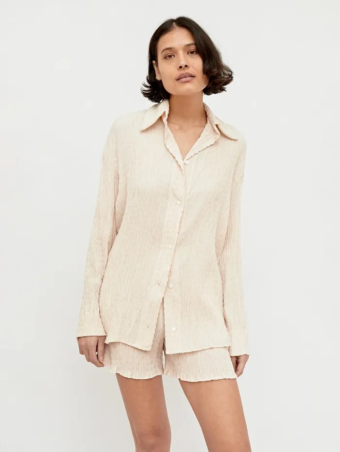 Women Hyde and Stone 8211 Bella Short In Cream The UNDONE Shorts