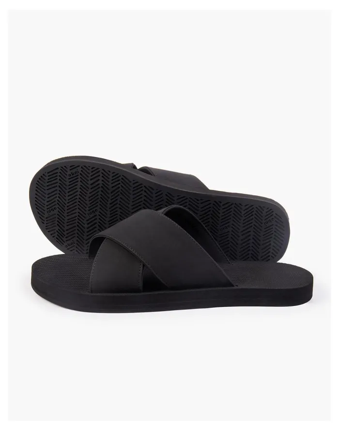 Women Indosole Cross Slide Sandals Black Madewell Sandals Women Indosole Cross Slide Sandals Black Madewell Sandals