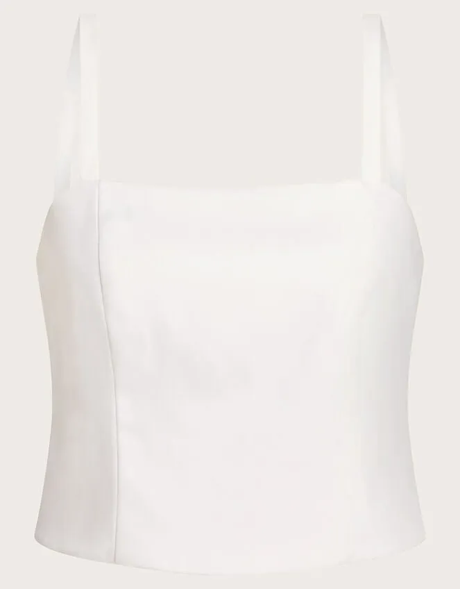 Women Isla Bustier Bridal Top Ivory Monsoon Dresses