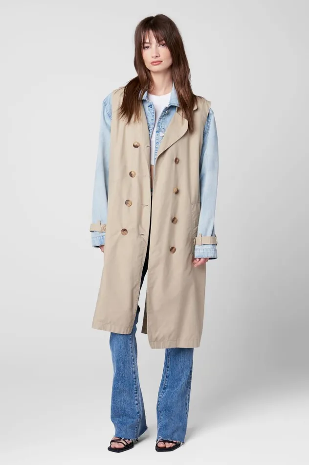 Women Jackets Blank Nyc First Row Trench Coat