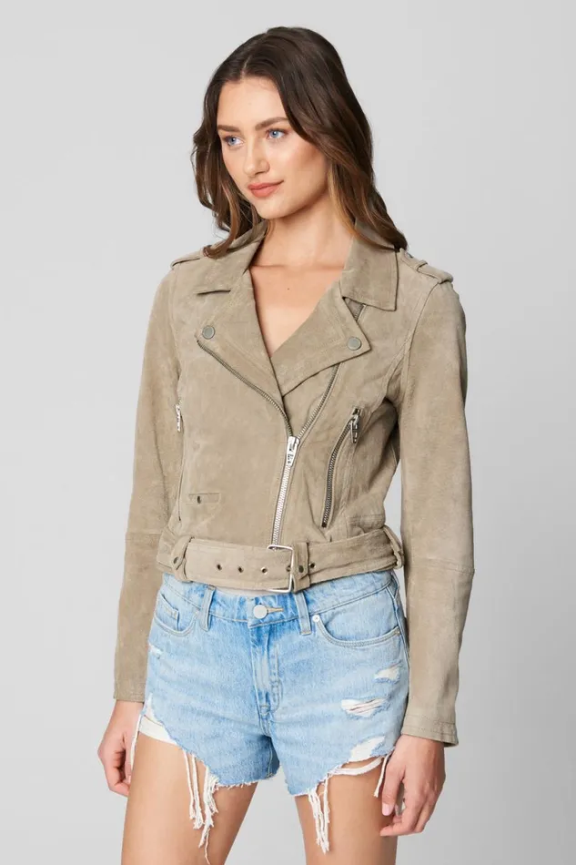 Women Jackets Blank Nyc Sand Stoner Moto Jacket Women Jackets Blank Nyc Sand Stoner Moto Jacket