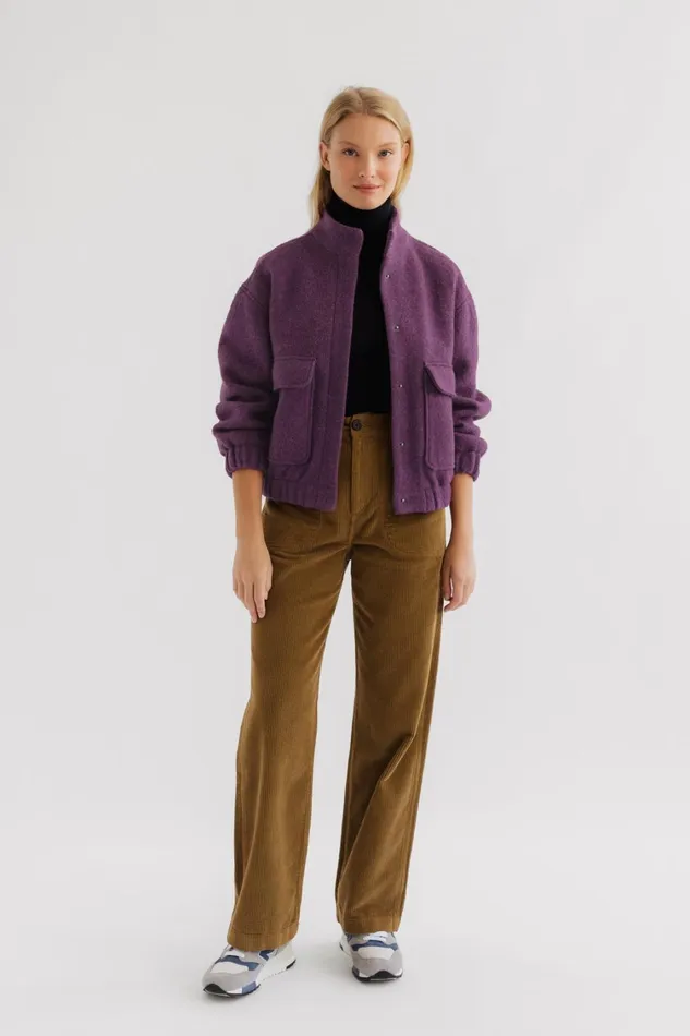 Women Jackets Women 8211 Bushmill 8211 Prune Purple TWOTHIRDS Jackets