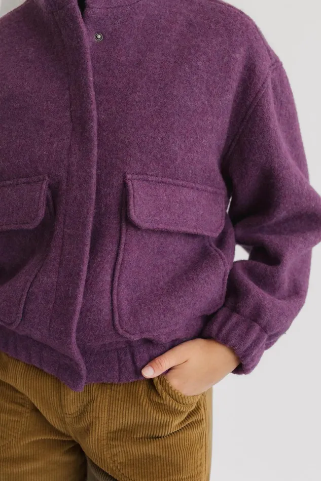 Women Jackets Women 8211 Bushmill 8211 Prune Purple TWOTHIRDS Jackets