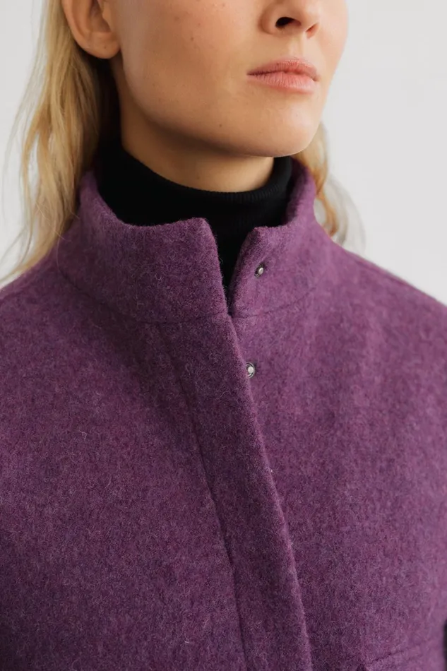 Women Jackets Women 8211 Bushmill 8211 Prune Purple TWOTHIRDS Jackets