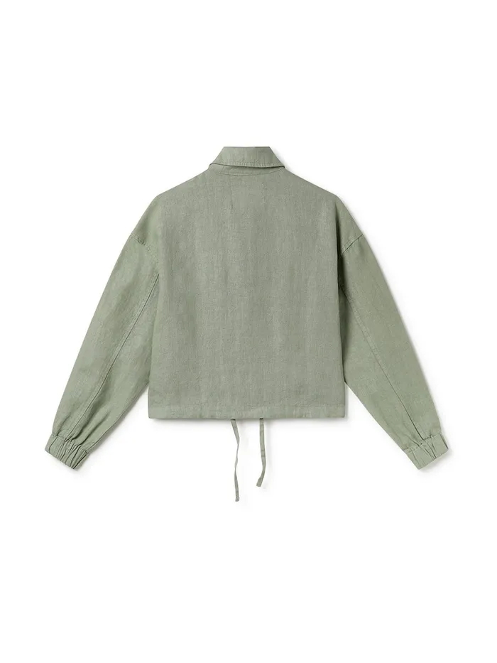 Women Jackets Women 8211 Hiengabat 8211 Desert Sage Green TWOTHIRDS Jackets