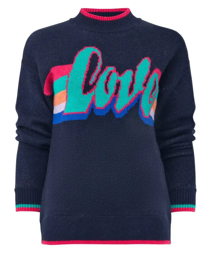 Women Joe Browns All The Love Jumper Navy Women Joe Browns All The Love Jumper Navy