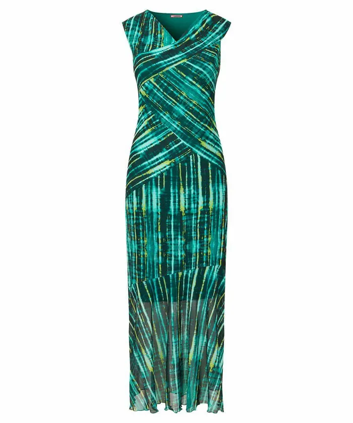 Women Joe Browns Elsa Mesh Printed Dress Green Women Joe Browns Elsa Mesh Printed Dress Green