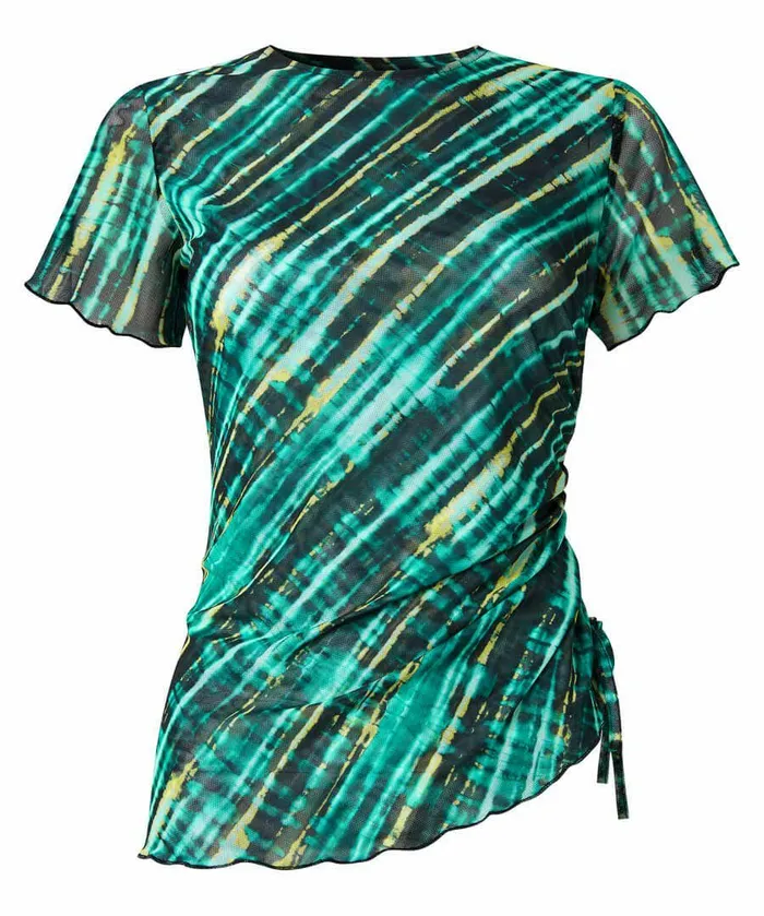 Women Joe Browns Elsa Mesh Printed Top Green Women Joe Browns Elsa Mesh Printed Top Green