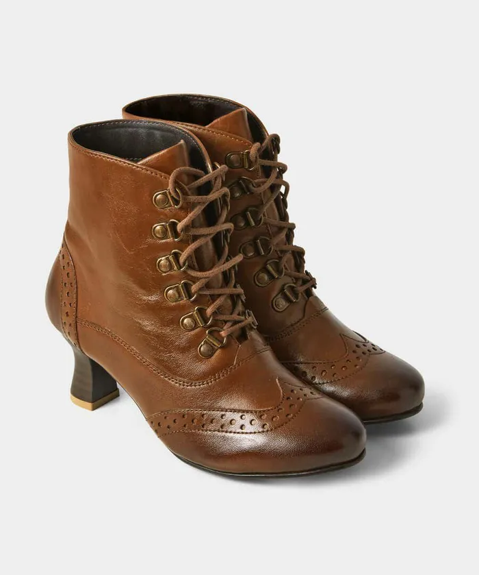 Women Joe Browns Fenchurch St Leather Boots Brown