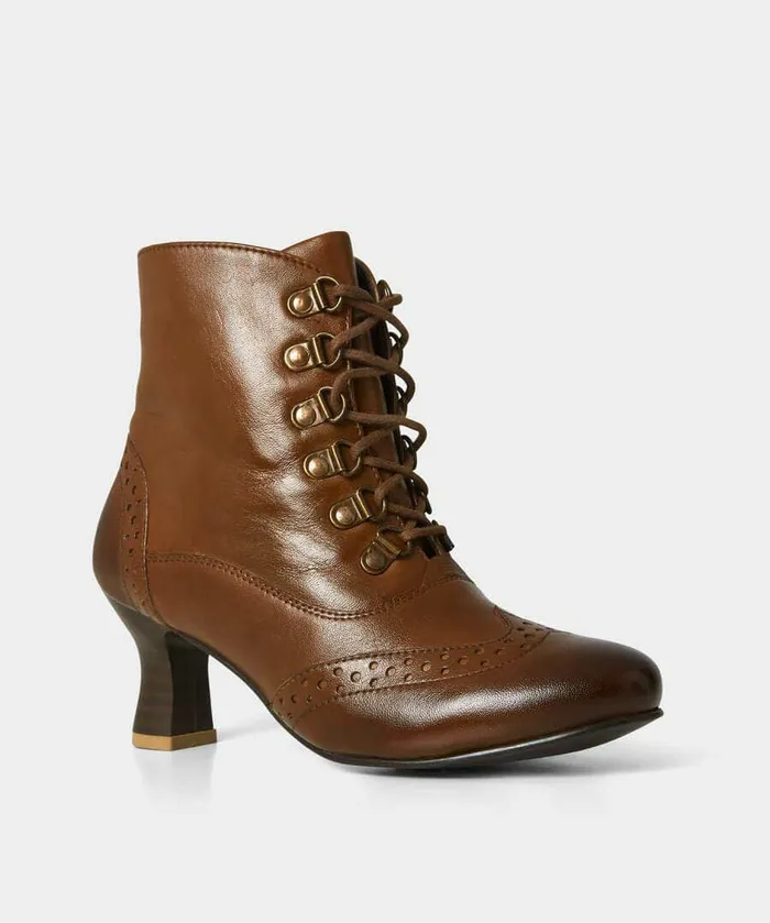Women Joe Browns Fenchurch St Leather Boots Brown Women Joe Browns Fenchurch St Leather Boots Brown