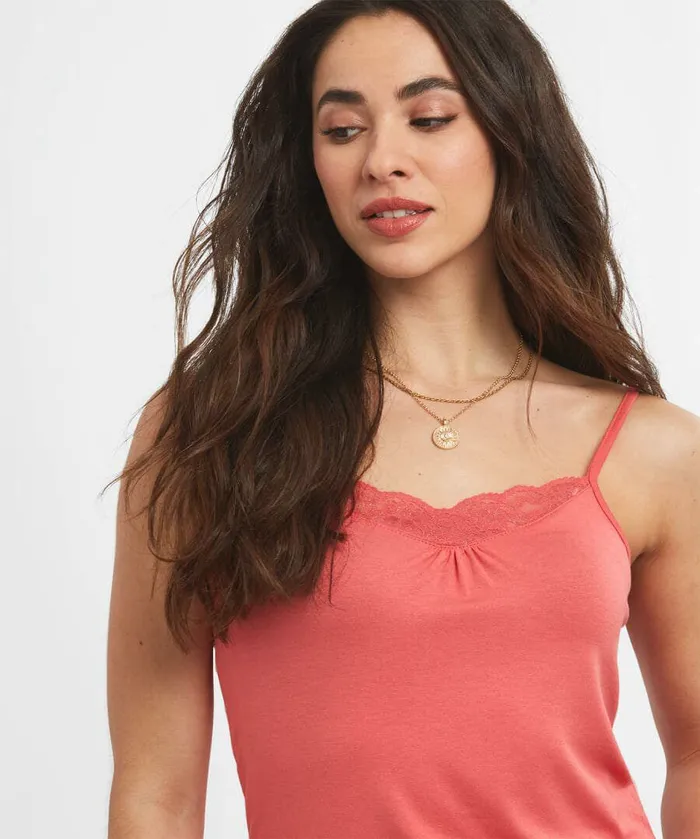 Women Joe Browns Forever Joe039s Essential Cami Blackwhitecoral Women Joe Browns Forever Joe039s Essential Cami Blackwhitecoral