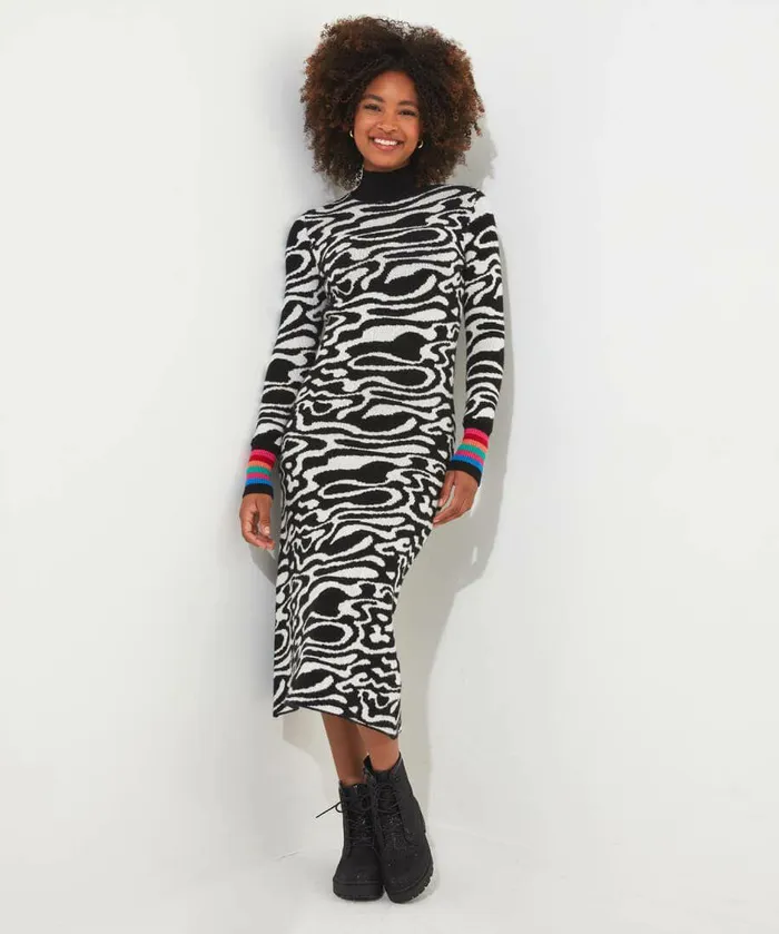 Women Joe Browns In A Swirl Jumper Dress Mono