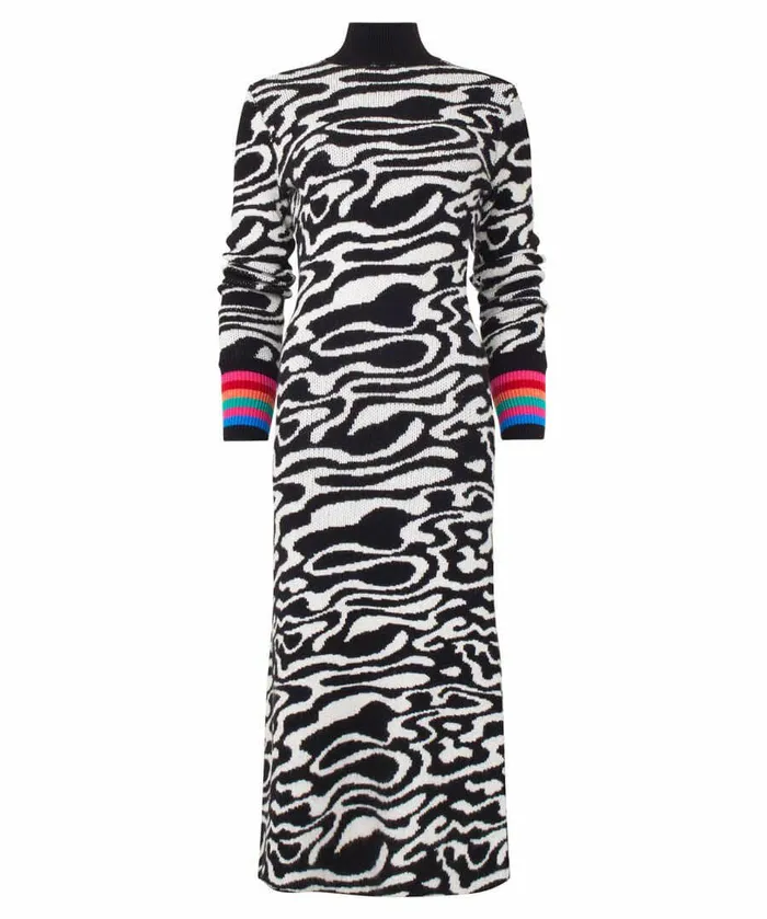 Women Joe Browns In A Swirl Jumper Dress Mono Women Joe Browns In A Swirl Jumper Dress Mono