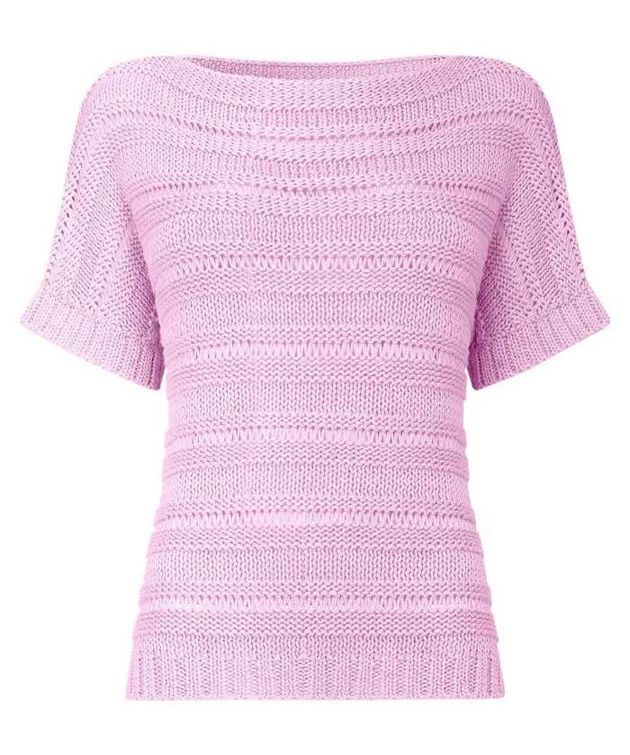 Women Joe Browns Simply Summer Short Sleeve Knit Top Lilac Women Joe Browns Simply Summer Short Sleeve Knit Top Lilac