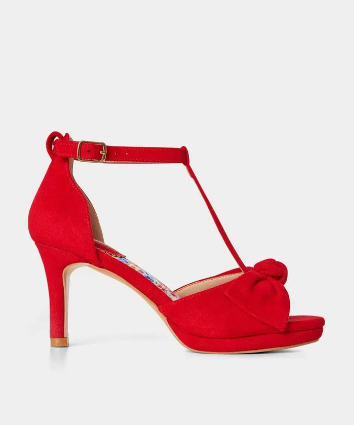 Women Joe Browns So Adored TBar Shoes Red