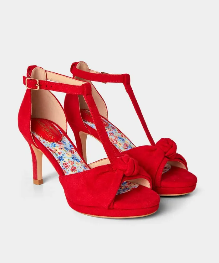 Women Joe Browns So Adored TBar Shoes Red Women Joe Browns So Adored TBar Shoes Red