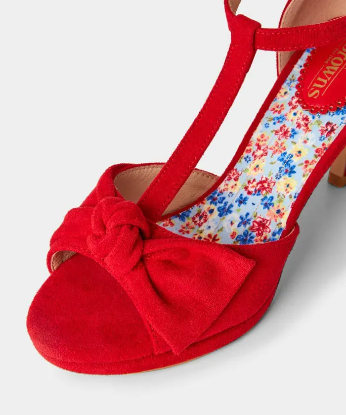 Women Joe Browns So Adored TBar Shoes Red Women Joe Browns So Adored TBar Shoes Red